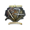 Sticker | xseveN (Gold) | Berlin 2019