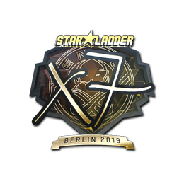 Sticker | xseveN (Gold) | Berlin 2019