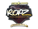 Sticker | ropz (Gold) | Berlin 2019