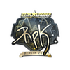 Sticker | RpK (Gold) | Berlin 2019