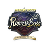 Sticker | Ramz1kBO$$ (Gold) | Berlin 2019