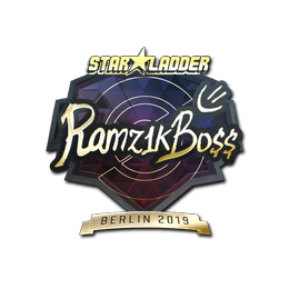Sticker | Ramz1kBO$$ (Gold) | Berlin 2019