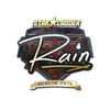 Sticker | rain (Gold) | Berlin 2019