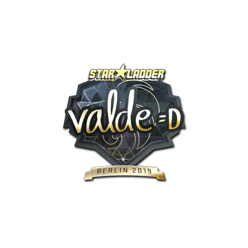 Sticker | v4lde (Gold) | Berlin 2019