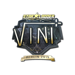 Sticker | VINI (Gold) | Berlin 2019