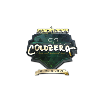 Sticker | coldzera (Gold) | Berlin 2019
