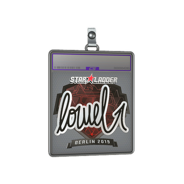 Sticker Slab | loWel (Foil) | Berlin 2019