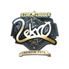 Sticker | Lekr0 (Gold) | Berlin 2019