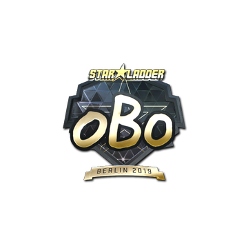 Sticker | oBo (Gold) | Berlin 2019
