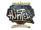 Sticker | huNter- (Gold) | Berlin 2019