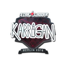 Sticker | karrigan (Foil) | Berlin 2019