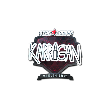 Sticker | karrigan (Foil) | Berlin 2019
