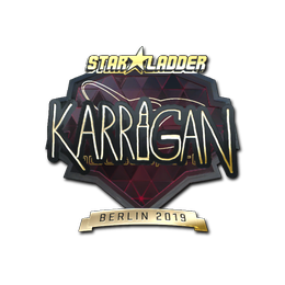 Sticker | karrigan (Gold) | Berlin 2019