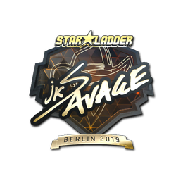 Sticker | jks (Gold) | Berlin 2019