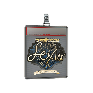 Sticker Slab | dexter (Gold) | Berlin 2019