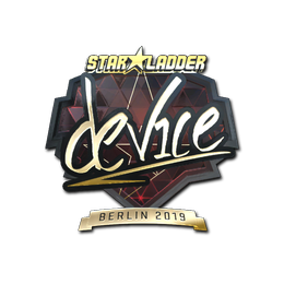 Sticker | device (Gold) | Berlin 2019
