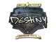 Sticker | DeStiNy (Gold) | Berlin 2019