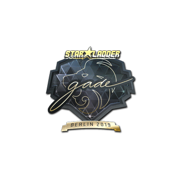 Sticker | gade (Gold) | Berlin 2019