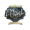 Sticker | f0rest (Gold) | Berlin 2019
