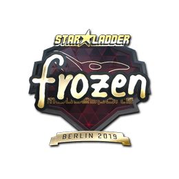 Sticker | frozen (Gold) | Berlin 2019