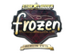 Sticker | frozen (Gold) | Berlin 2019