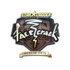 Sticker | facecrack (Gold) | Berlin 2019