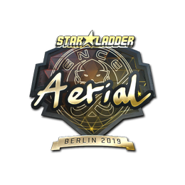 Sticker | Aerial (Gold) | Berlin 2019