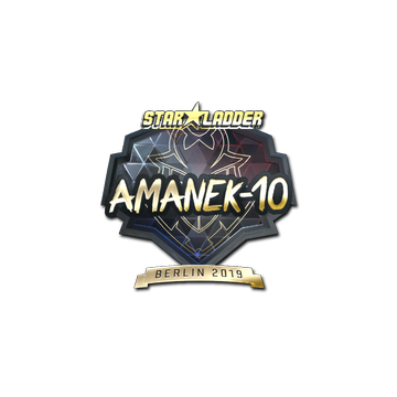 Sticker | AmaNEk (Gold) | Berlin 2019