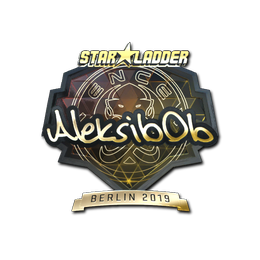 Sticker | Aleksib (Gold) | Berlin 2019