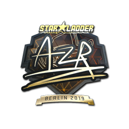 Sticker | AZR (Gold) | Berlin 2019