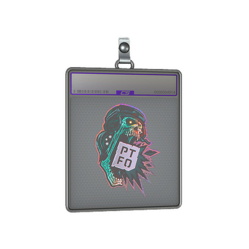 Sticker Slab | PTFO (Holo)