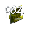 Sticker | paz (Foil) | Boston 2018