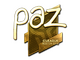 Sticker | paz (Gold) | Boston 2018