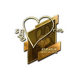 Sticker | seang@res (Gold) | Boston 2018