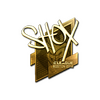 Sticker | shox (Gold) | Boston 2018