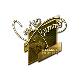 Sticker | Summer (Gold) | Boston 2018