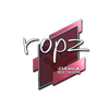 Sticker | ropz | Boston 2018