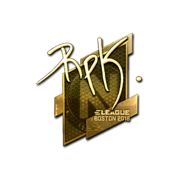 Sticker | RpK (Gold) | Boston 2018