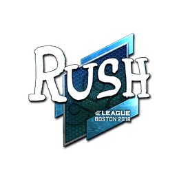 Sticker | RUSH (Foil) | Boston 2018