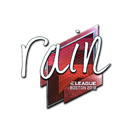 Sticker | rain (Foil) | Boston 2018