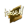 Sticker | tabseN (Gold) | Boston 2018