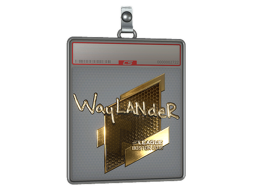 Sticker Slab | wayLander (Gold) | Boston 2018