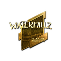 Sticker | waterfaLLZ (Gold) | Boston 2018