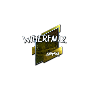 Sticker | waterfaLLZ (Foil) | Boston 2018