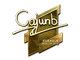 Sticker | cajunb (Gold) | Boston 2018