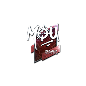 Sticker | mou (Foil) | Boston 2018