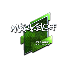 Sticker | markeloff (Foil) | Boston 2018