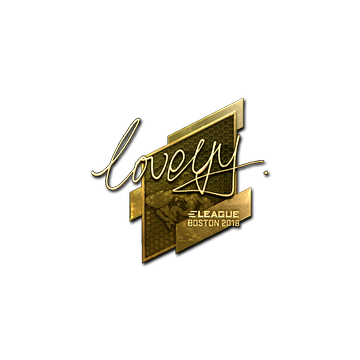 Sticker | LoveYY (Gold) | Boston 2018