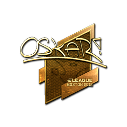Sticker | oskar (Gold) | Boston 2018