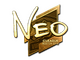 Sticker | NEO (Gold) | Boston 2018